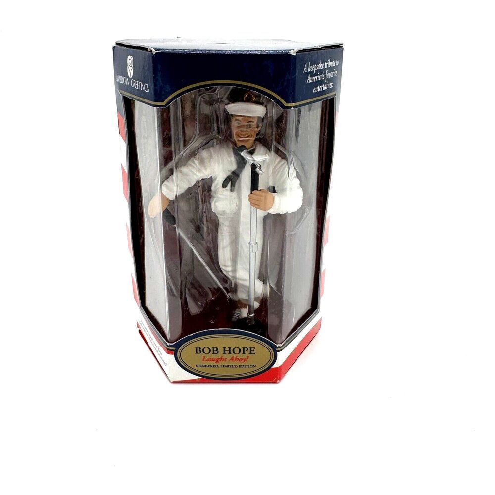 Vintage  Bob Hope US Troop Entertainer Laughs Ahoy Sailor Suit Figure Ornament